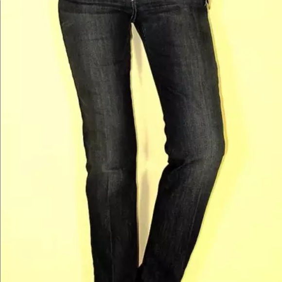 🆕 Rock & Republic Stella Straight Leg Dark Jeans Y2K Low Rise - Picture 3 of 8